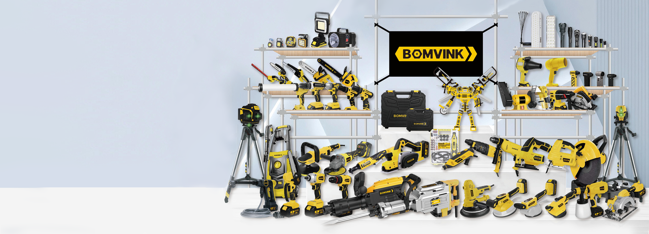 Banner principal da Bomvink - Ferramentas e Equipamentos Profissionais